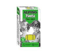 Alpino Maquillaje Face Stick Amarillo | Pintura Cara para Niños y Adultos | Pintura Cara Lavable con Aplicador | Producto Cosmético | Maquillaje para Fiestas | 6 Barras de Maquillaje