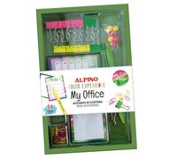 Alpino Office Set Color Experience - Edición Colores Flúor - Kit de Escritorio con Subrayadores Neón y Accesorios