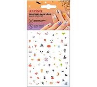Pegatinas para uñas Autoadhesivas de Halloween Alpino|Diseños de Halloween Surtidos | Calcomanías para uñas |Accesorios para Las uñas con Diferentes diseños, Brillos y Colores | Nail Stickers