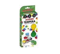 Alpino Pintura témpera 7 x 40 ml – Colores brillantes, lista para usar, material escolar