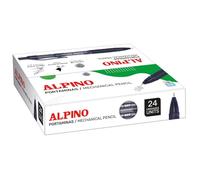 Alpino - Portaminas Dot 0,5mm + Minas - Escritura Precisa y Suave | Blíster Caja de 24 Unidades | Sistema Retráctil y Diseño Ergonómico | Incluye Caja con 20 Minas de Repuesto