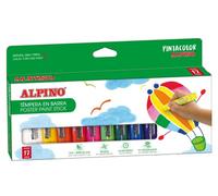 Alpino Témperas en barra Pintacolor – secado rápido para niños – 12 colores surtidos