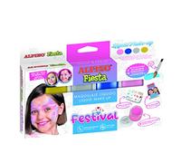 Alpino Set de Maquillaje Líquido Fiesta | Pintacaras Infantil Hipoalergénico | Pinturas para la Cara para Niños | Pintura Facial para Disfraces | Fiestas, Carnaval o Halloween
