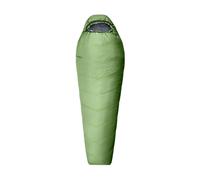 alpinus Ultralight 850 Sleeping Bag 215 cm x 80 cm x 50 cm Green AC18637 Left Saco de Dormir, Adultos Unisex, Verde (Verde), Talla Única