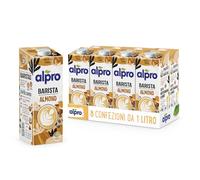 Alpro Bebida de almendras para profesionales, 8 unidades, 8 x 1 L