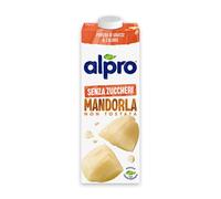 Alpro Bebida de almendras sin azúcar, sin tostar, 1 litro