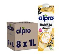 Alpro Bebida Vegetal de Avena Sin Gluten Barista - Pack de 8 x 1L