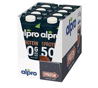 Alpro Bebida Vegetal de Soja Proteína Chocolate - Pack de 8 x 1L