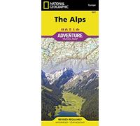 National Geographic – Mapa de viaje ALPS 3321 – Escala 1/600.000