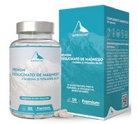 ALPS NATURE Magnesio Bisglicinato de Alta Absorción 120 Cápsulas - Con Taurina, Vitamina B6 Activa y D3 - Bisglicinato Magnesio para el Estrés y el Sueño - Magnesio para Energía y Sistema Nervioso