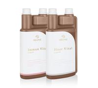 Alpurial Fessel Bundle - Apoyo integral del sistema inmunológico y el pelaje del caballo - desarrollado por el veterinario (2 x 1 litro)
