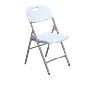 Alqbaio Silla Plegable para Eventos y Restauración, Silla Catering Blanca con Asa