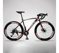 ALQPPM Bicicleta de Carretera 700C 21/27 Velocidades 26 Pulgadas Velocidad Variable Manillar Curvado Bicicleta Masculina Y Femenina Estudiante Coche Carreras de Carretera, B, Talla Única/a/Talla Única
