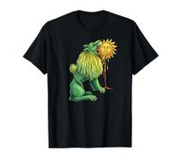 Alquímico León Verde Devorador Sol Esotérico Oculto Hermético Camiseta