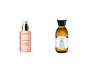 ALQVIMIA Bust Firming Oil - Aceite reafirmante de busto, 100 ml & Alqvimia - Aceite corporal reductor 150ml