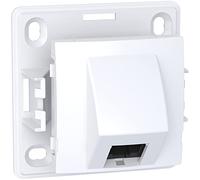 Alréa RJ45 - Enchufe simple (cat. 5 UTP no apantallado, mecanismo blanco polar