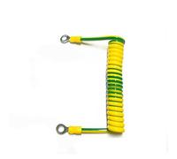Alrededor del Cable de alimentación Suave, Cable Espiral unipolar PU Cobre elástico Puesta a Tierra Amarillo Verde 0,5-16mm²(17AWG 1mm2)