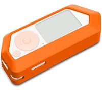 Alrens Flipper Zero - Funda de silicona antideslizante y resistente a los golpes, con protectores de pantalla para Flipper Zero Hacking Tool - Naranja Case Flipper Zero Accesorios