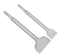 Alrens Juego de cinceles para martillo perforador, 2 unidades, para martillo perforador, 280 x 100 mm y 250 x 40 mm, adecuado para hormigón, mampostería, yeso, etc