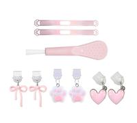 Alriedy 6 piezas Kindle Charm & iPhone Ladebuchse Protección, iPhone 16 & Pro Max Accesorios & iPhone 15 & 16 Pro Accesorios Set de accesorios para teléfono móvil iPhone con bonito diseño para