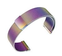 Alriedy Correa de reloj de 22 mm, correa de metal de acero inoxidable con cierre magnético, reloj inteligente de repuesto para hombre y mujer, Eine Grösse, Metal, Desconocido