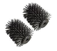 Alriedy Escobilla de baño de silicona negra | repuesto de escobilla de inodoro de silicona, con 7,5 cm de diámetro exterior, 1,2 cm de diámetro interior para cepillo de repuesto Wenko compatible con