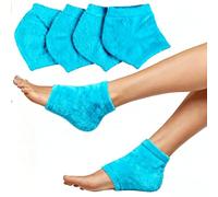 Alriedy Nuwelo's Hydra - Calcetines para talón, 2 pares de calcetines de talón Hydra con gel de cuidado, calcetines para el talón Hydra contra la sequedad, pack para hombre y mujer