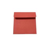 ALRIUS 20 Piezas Mini sobre Cuadrado de Color Caramelo Papel de Carta Papel Kraft Tarjeta papelería en Blanco Suministros de Oficina para Estudiantes cumpleaños 10x10cm