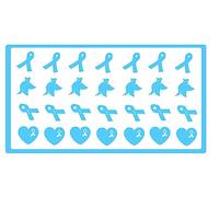 ALS Amyotrophic lateral Sclerosis CollectionS (ALS l.Blue Vinyl Stickers c1)