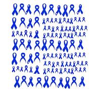 ALS Amyotrophic lateral Sclerosis CollectionS (ALS Nail Stickers Ribbon d.Blue)