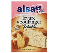 Alsa Levure du boulanger Briochin - Les 5 sachets, 28g