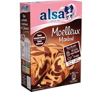Alsa - Preparación para tartas de mármol blando, 435 g, 4 unidades