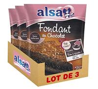 Alsa Preparación para tartas, fondant, chocolate, 500 g, 3 unidades