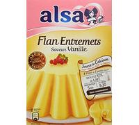 Alsa Flan de fusión con sabor a vainilla – 192 g