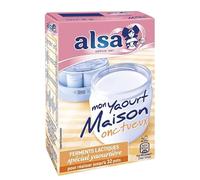 Alsa Préparation pour Yaourts Onctueux Mon Yaourt Maison 4 Sachets 8 g