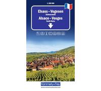 Alsace / Voges / Black Forest: Mit Schwarzwald. Inkl. Stadtpläne, Ortsverzeichnis und Reiseinformationen (Regional maps - France)