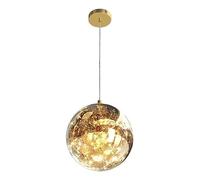 ALSEY Lámparas Colgantes de Techo nórdicas Lámpara Colgante Moderna, iluminación de suspensión con Pantalla de Globo de Vidrio de 1 luz, lámpara Ajustable Lámparas LED Colgantes lineales