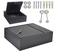 ALSTEN TECH Caja fuerte para muebles, 38x31x11 cm, 6,5 kg, caja fuerte para el hogar, oficina y negocio, almacenamiento discreto y protección óptima para tus objetos de valor