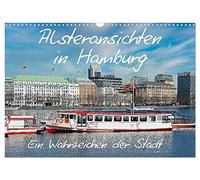 Alsteransichten in Hamburg (Wandkalender 2026 DIN A3 quer), CALVENDO Monatskalender: Fotomotive von Binnen- und Außenalster