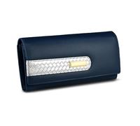 ALSU Cartera de mano azul para mujer | 6 ranuras para tarjetas (irf-008blu), azul, 8.3 pulgadas, cartera de mano, bolso de mano, bolso de mano, Azul, 8.3 inch, Cartera de mano, bolso de mano, bolso de