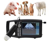 ALSUP Kit Ecógrafo para Animales Portátil, Escáner Veterinario, Detector Veterinario Mano, Pantalla LED 5.6" con Sonda 3.5 MHz, para Gestación En Cerdas Y Ovejas