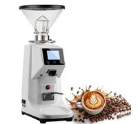 ALSUP Molinillo De Café Eléctrico Profesional, 200W Máquina Cocina Automática, Expreso Comercial, 19 Ajustes White-500ml