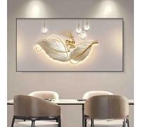 ALSUPEU Contador De Luz Cubre Cuadros Decorativos Modernos Caja De Distribución Débil Interior Marco Decorativo para Sala De Estar Marco De Grietas De Manchas De Pared,012,100 * 50cm