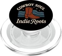 Alt Country, Western, Indie, Outlaw Americana, Fan de los vaqueros PopSockets PopGrip para MagSafe