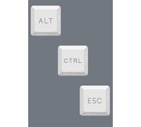 Alt+Ctrl+Esc - Funny Quote Journal: Hilarious Sarcastic Notebook - Perfect for Work & Office!