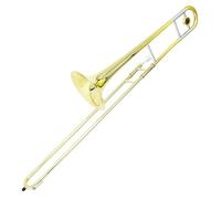 Alt Trombón Profesional Principiante Alt Trombón Latón Oro Plata Laca Bb Tono B Instrumento Plano (Tipo 1)
