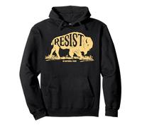 ALT US National Park Resist Service Camiseta Bisonte Vintage Sudadera con Capucha