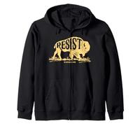 ALT US National Park Resist Service Camiseta Bisonte Vintage Sudadera con Capucha