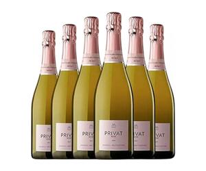 Alta Alella Privat Rose Brut Nature Cava Joven 75 spumoso rosado (Caja de 6 Botellas de 75 cl)