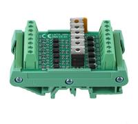 Alta para el módulo de transmisión de relé de 6 canales de la placa de control del PLC del poder con el aislamiento del optoacoplador - Sistema de control industrial resistente 5A 24V